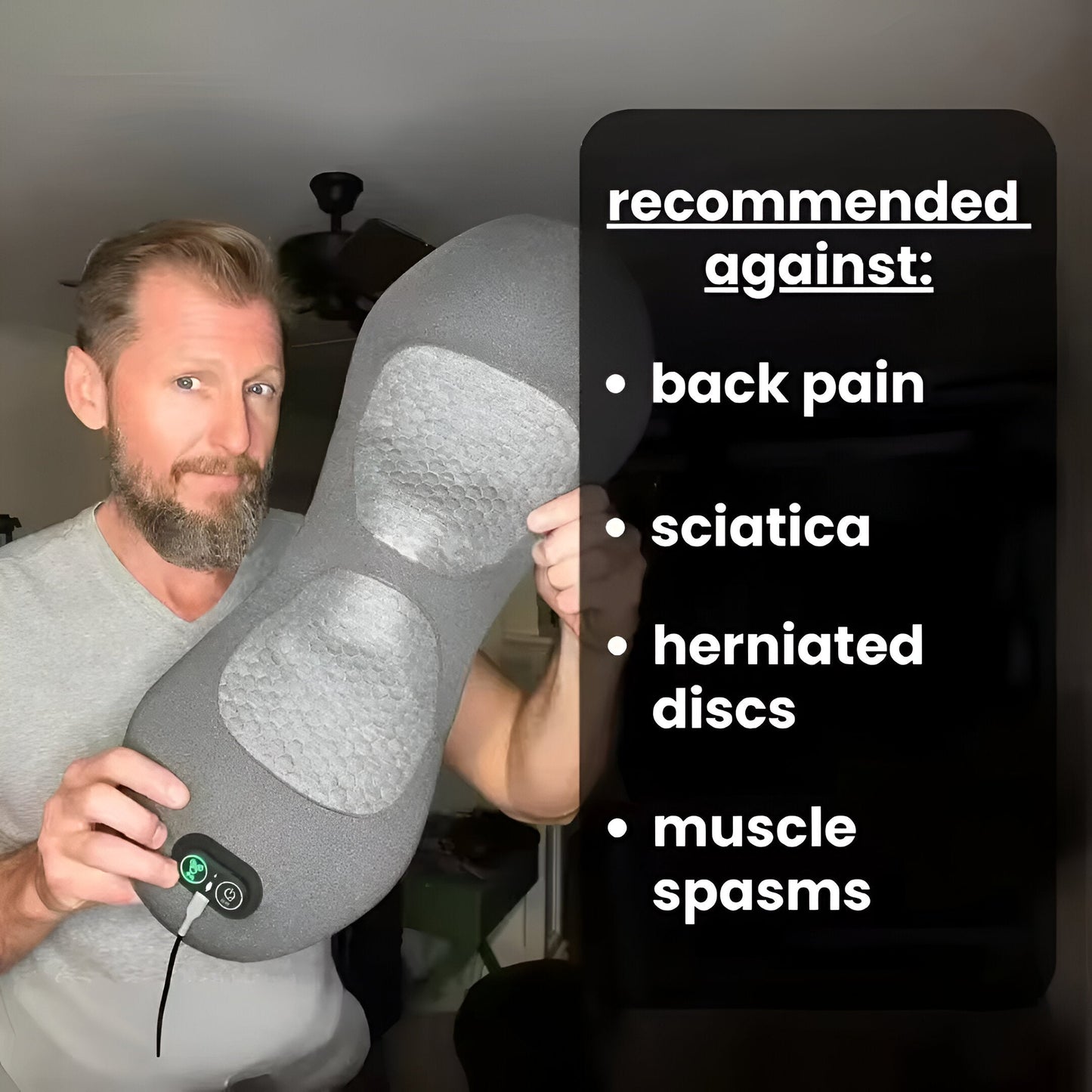 Vivress™ TripleCare 3-in-1 Back Massager
