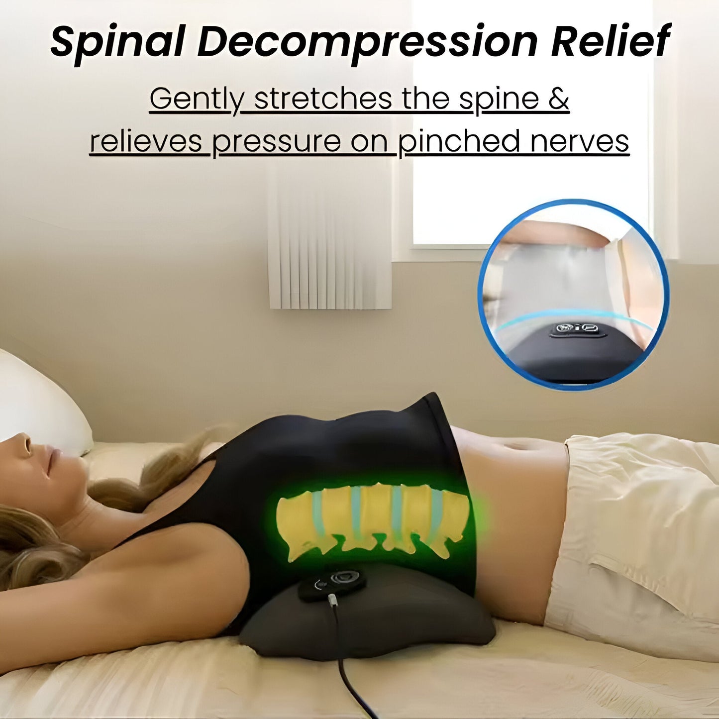 Vivress™ TripleCare 3-in-1 Back Massager